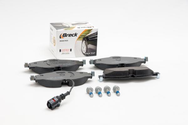 Breck 25683 00 701 00 — Zestaw klocków hamulcowych, hamulce tarczowe